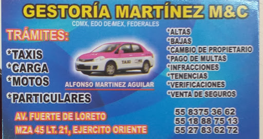 Gestoria Gestoria Vehicular Martinez M&C