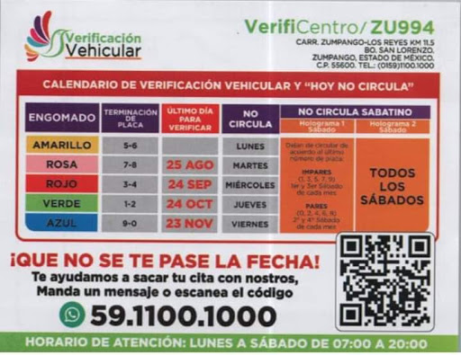 Gestoria Verificentro Zumpango